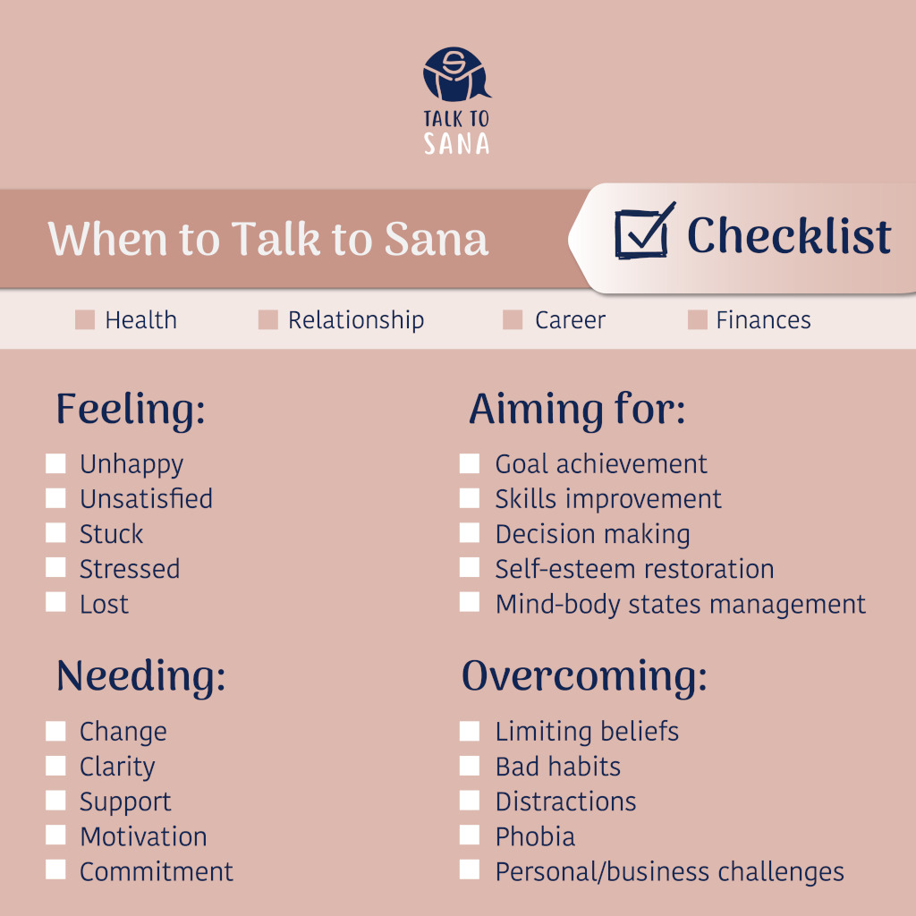 When to Talk to Sana